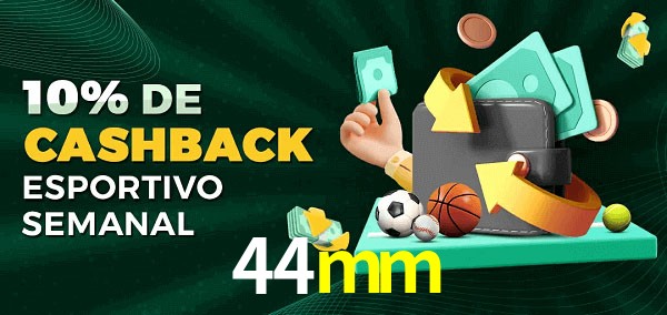 10% de bônus de cashback na 44mm